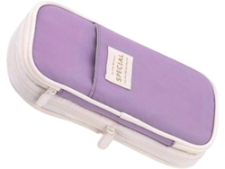 Estuche Para Lápices De Gran Capacidad Estilo Coreano: Bolso Sencillo Para Material Escolar Y De Oficina.