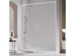 Frontal De Ducha 2 Fijos + 2 Puertas Correderas 150-152.6 Cm Delta 2 Blanco
