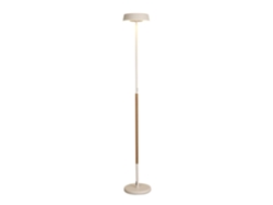 Lámpara de pie blanca y madera Ø 26 cm NOA II LED 15W MANTRA ILUMINACIÓN