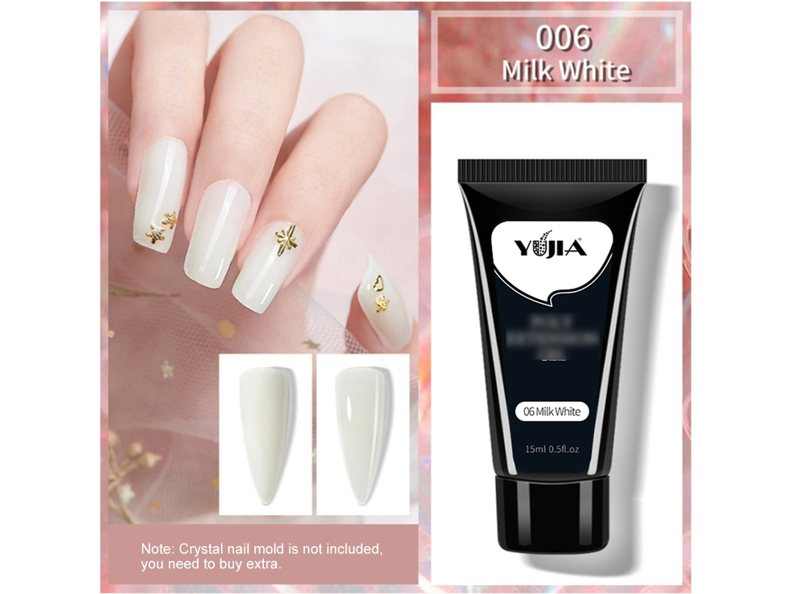 Kit De Pegamento De Gel Acrílico De Secado Rápido Para Uñas, 5 Unidades, 15 Ml, Para Extensiones, Multicolor.