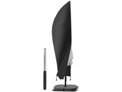Protetor Compacto Preto para Parasol Lateral, Leve e Durável, Protege Contra Todas as Intempéries do Ambiente Externo YANYXR