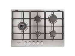 TGML 761 IX R Acero inoxidable Integrado 73 cm Encimera de gas 5 zona(s) WHIRLPOOL