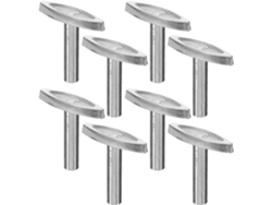 Llaves Cuerda Hierro Plateado Mecanismos Cajas Música Juego 8 Piezas Mango Decoración Hogar Oficina T