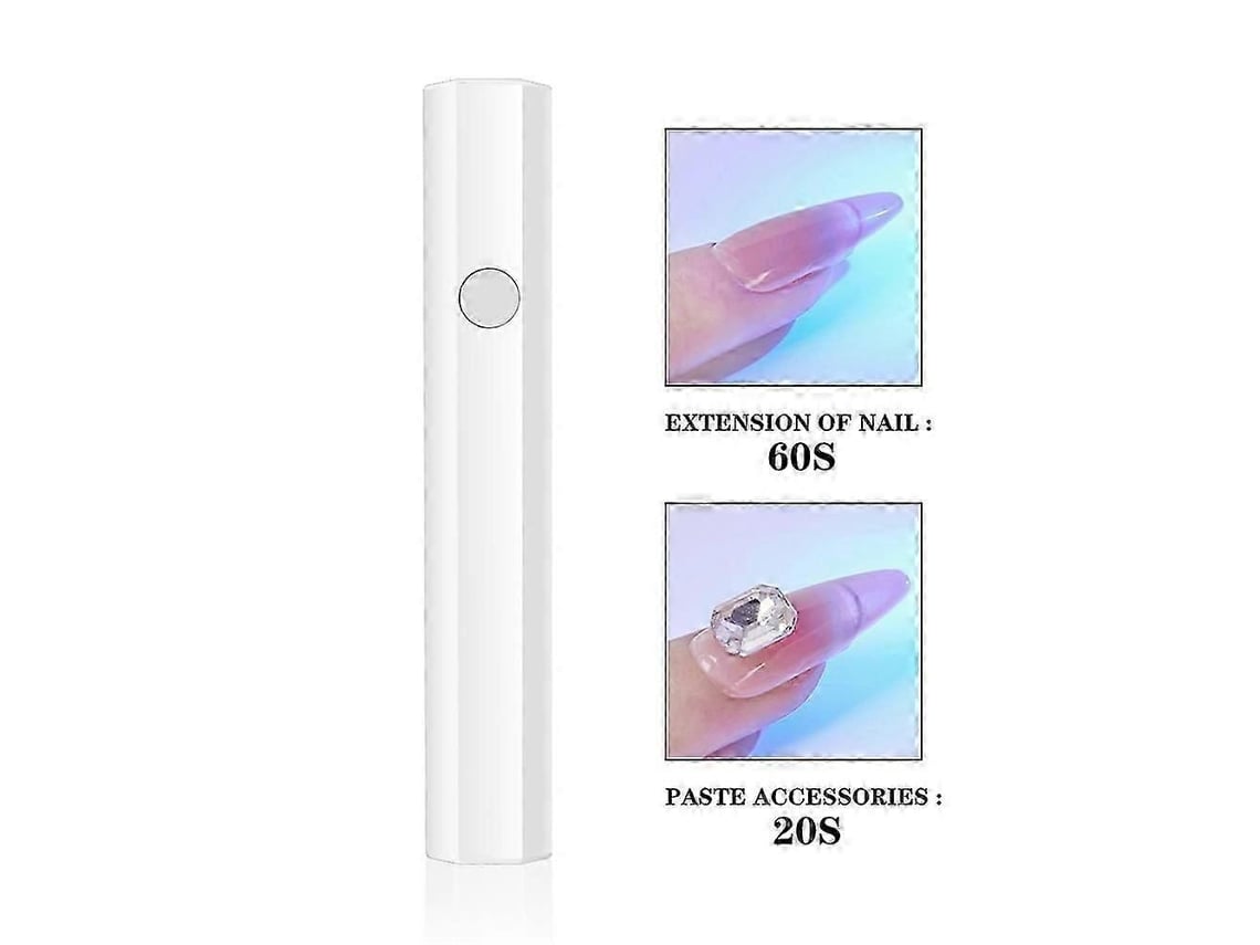 Mini Lâmpadas Uv Para Unhas De Gel: Protege A Pele. Lâmpada De Led Para Unhas Em Gel, Recarregável Via Usb, Com Luz Uv Instantânea, Secador De Un