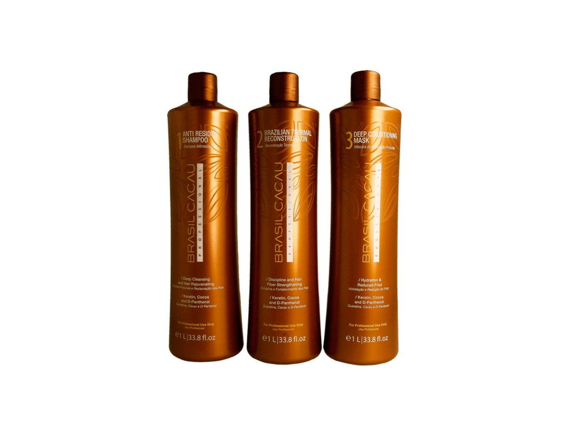 Alisado Brasil Cacau Brazilian Thermal Reconstruction 3x1l