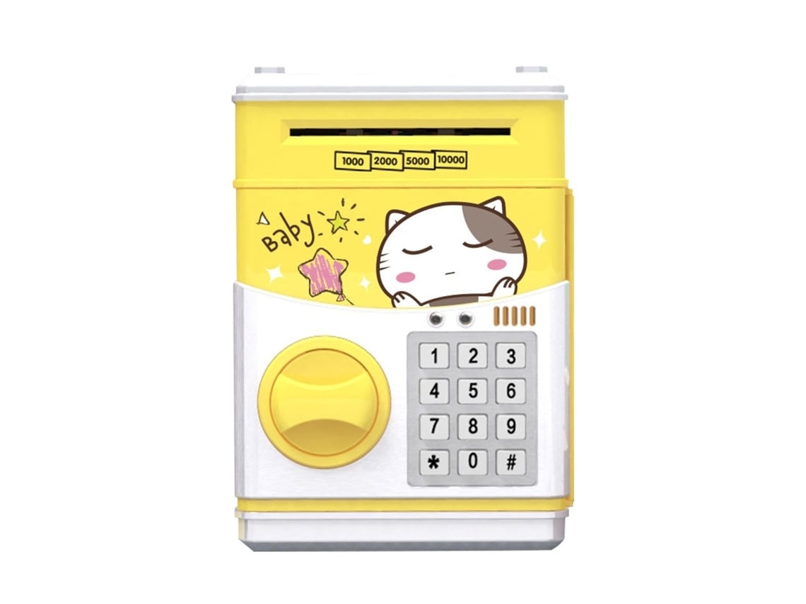 Cajero Automático Electrónico Mini Atm Contraseña Papel De Banco Enrollable Automático Cuenta Tu Dinero Hasta Que Se Ponga Amarillo*