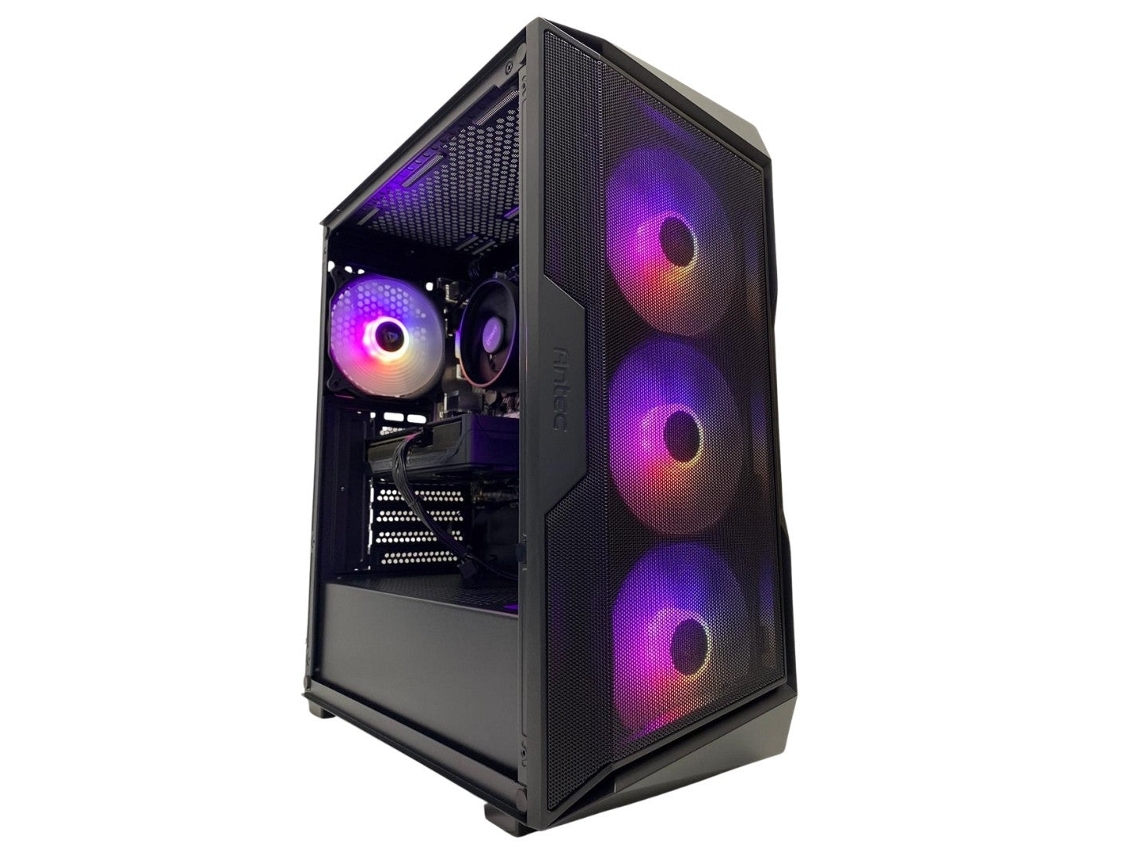 PC Gaming Tecnowake Bytewake-a 16 / Ryzen 7 5700x / Radeon RX 9060 XT 16 GB / 16 GB de RAM / SSD de 1 TB NVM / RGB / Wifi