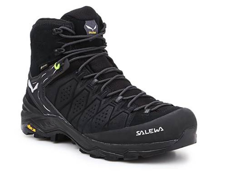 Zapatillas Deportivas SALEWA Ms Alp Trainer 2 Mid Gtx Hombre (Negro - Gamuza, Tejido - 46,5)