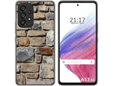 Carcasa para Samsung Galaxy A53 5G TUMUNDOSMARTPHONE Dibujos Ladrillo 03 Multicolor
