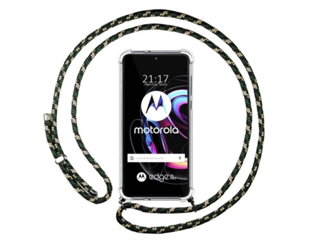 Carcasa Motorola Edge 20 Pro TUMUNDOSMARTPHONE Colgante Verde