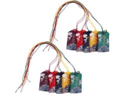 Bolsitas Japonesas Omamori Vacías 10 Piezas Surtidas Amuletos Bendición Éxito Protección Decoración Japonesa