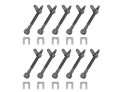 Kit de 10 tornillos para ajuste del tensor, compatible con Husqvarna CHABERLU