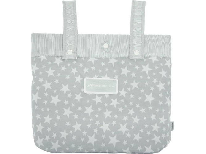 Cambrass Star Bolso maternal panadera para carro bebe color gris de 17x40x34