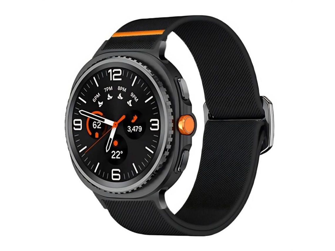 Correa para Samsung Galaxy Watch 8/8 Classic - Nylon elástico con cierre de paracaídas ajustable