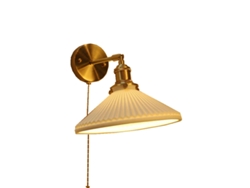 Cerâmica Abajur Metal Luz Parede-luz Quente Led 12w