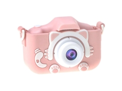 Cámara digital para niños K1C Versión actualizada 600Mah Oem Pink Cat Cover