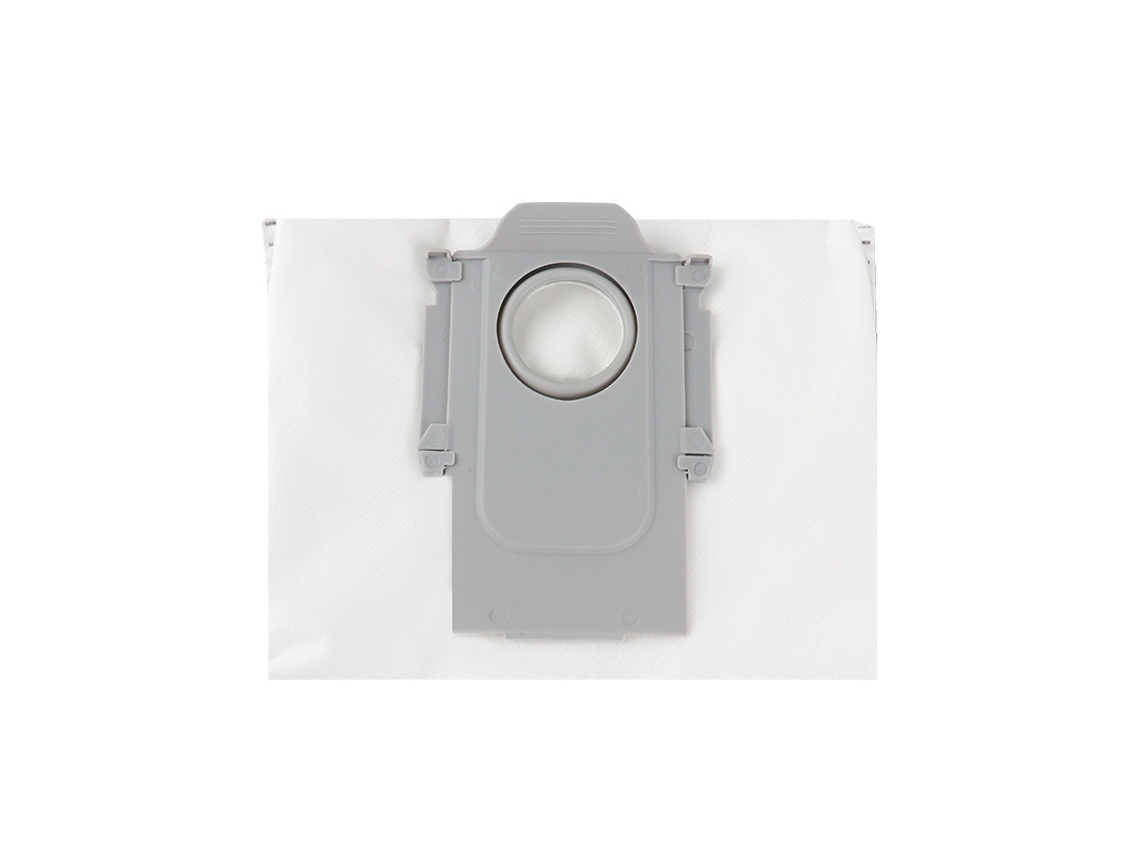 Silla blanca con respaldo giratorio ajustable.