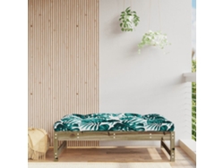 Taburete De Jardín Madera De Pino Impregnada 120x80 Cm
