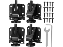 Patas Niveladoras Ajustables De 4 Piezas Para Muebles De Mesa Y Armarios De Alta Resistencia.