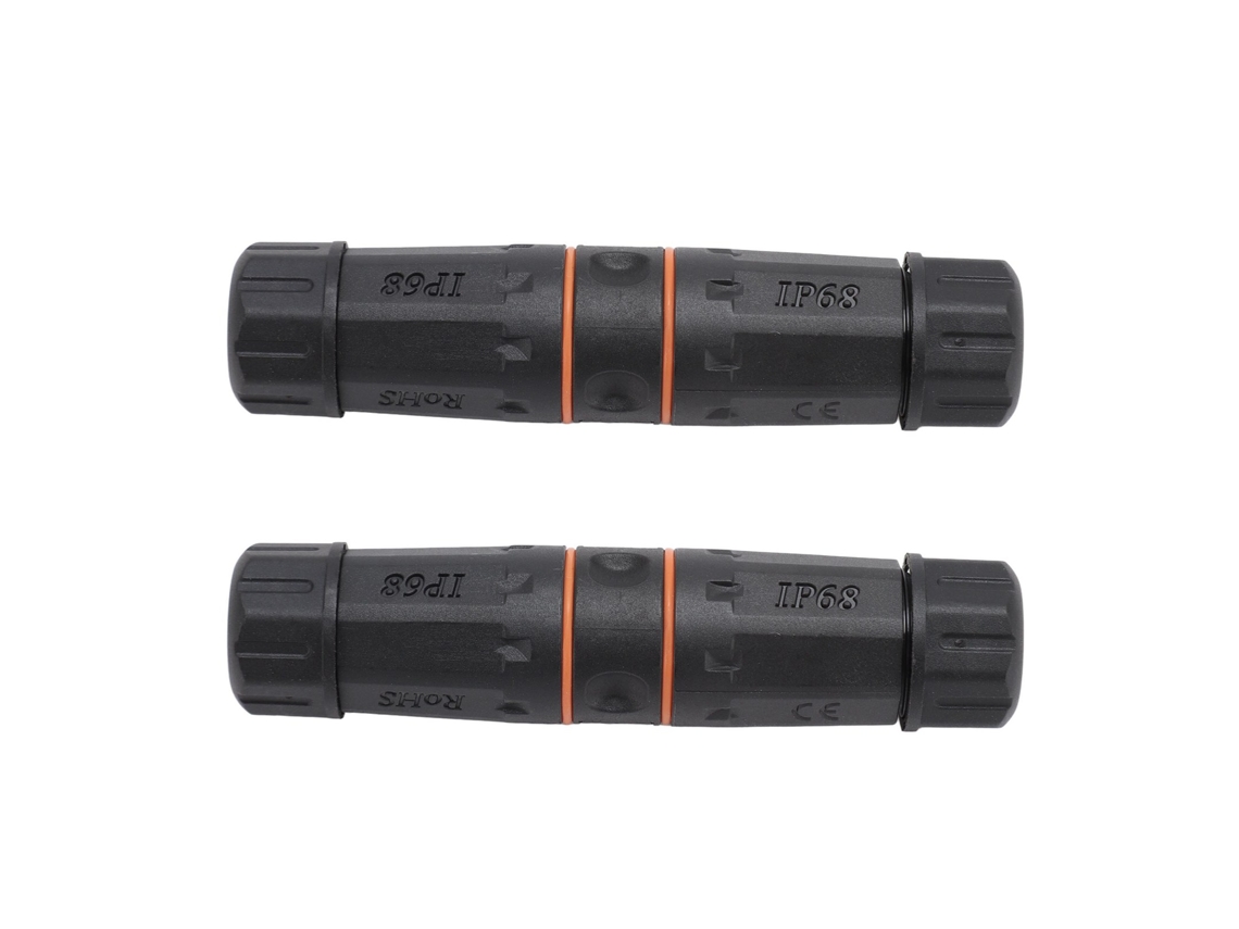 2 Pcs Acoplador Ethernet Rj45 Hembra A Hembra Ip68 Impermeable Cat6a 250mhz