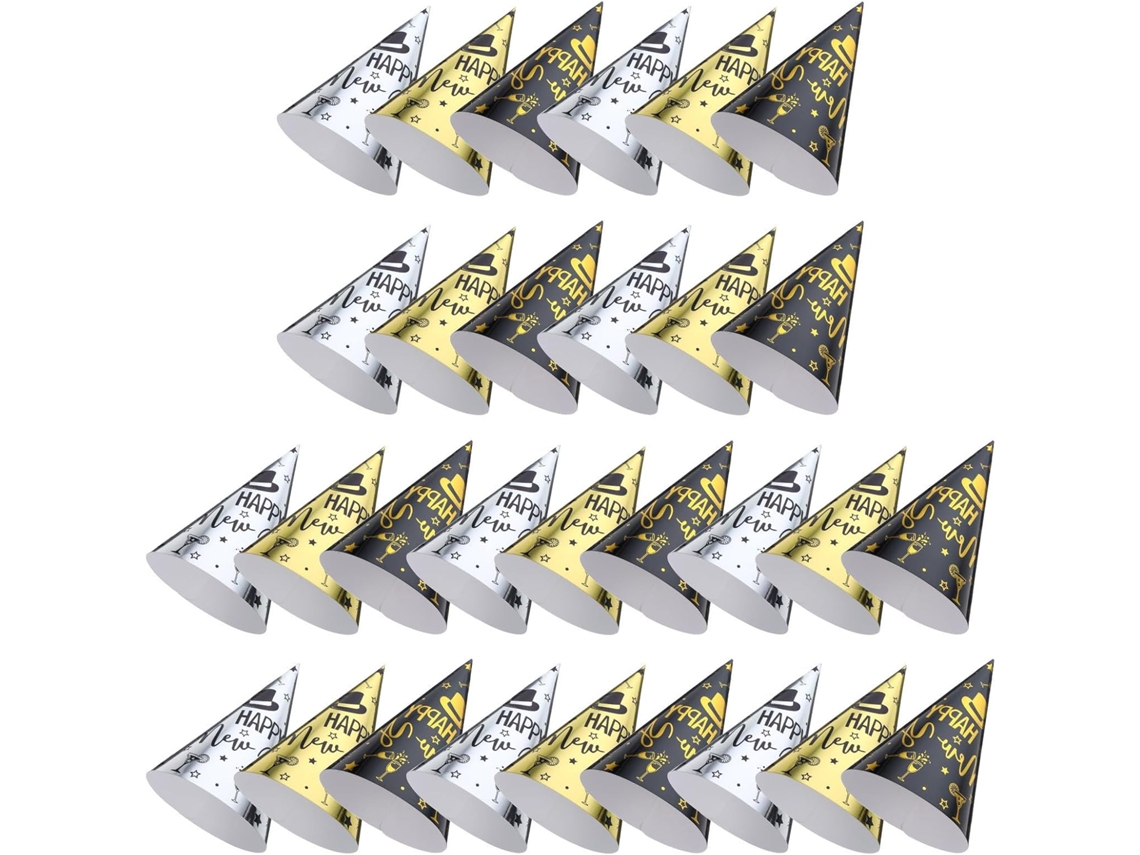 30 Gorros De Papel Para Año Nuevo, Ligeros