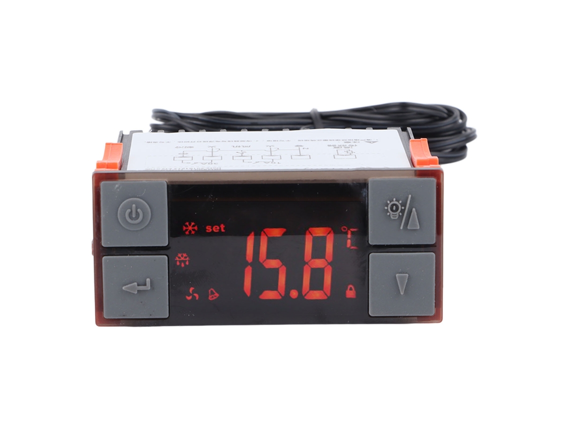 Termostato Digital Con Sensor De Temperatura Y Control Eléctrico Para Congeladores Y Cámaras Frigoríficas.