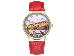 Elegante Reloj De Pulsera Analógico De Cuarzo Redondo Para Mujer Y Hombre.