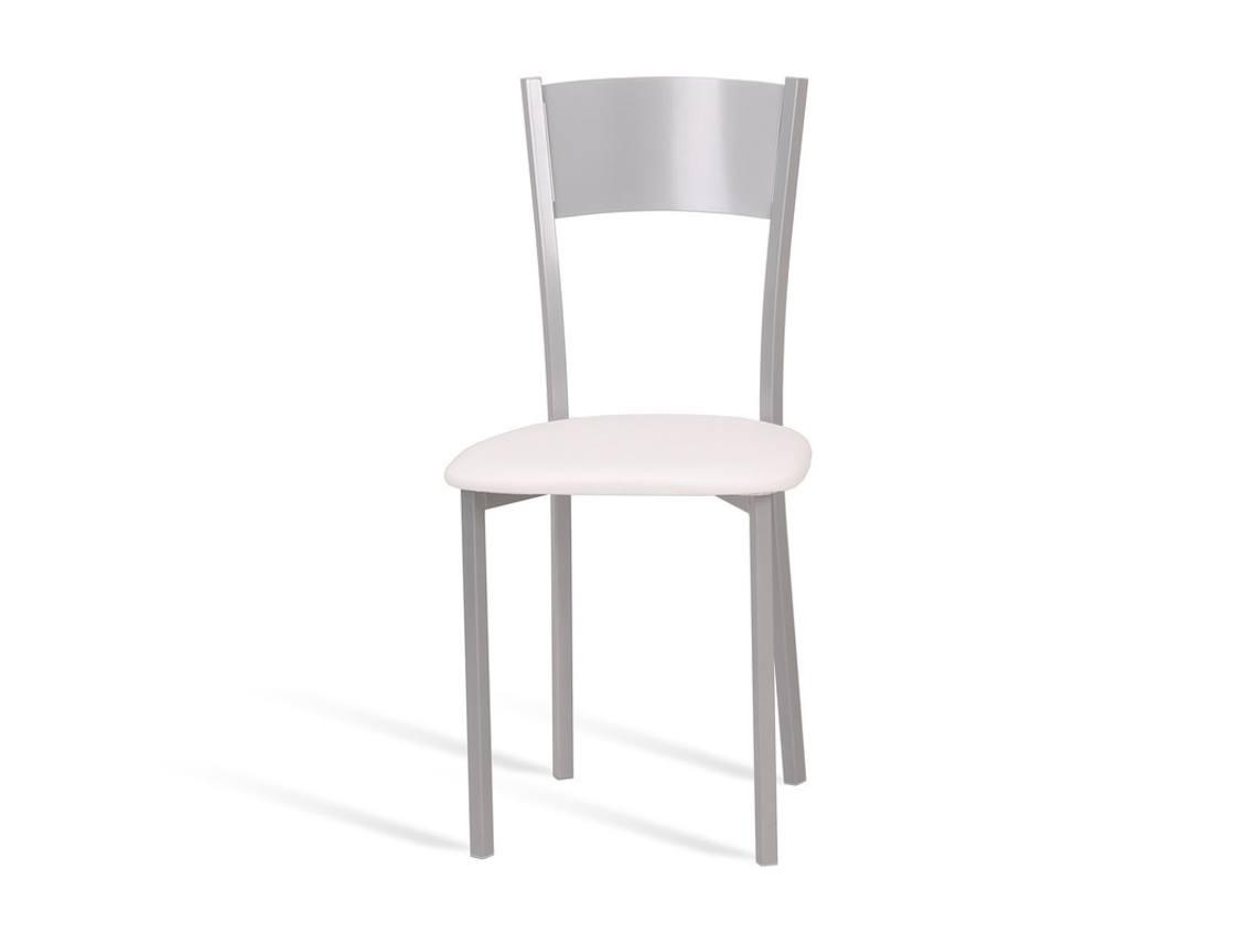 Cadeira de Cozinha PORTUS Baunilha (85x39x41 cm - Polipele - Branco)