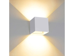 2026-lámpara De Pared Led 12w Ip65 Aluminio Ángulo Ajustable Interior Exterior Baño Sala Dormitorio 3000k