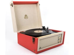 Tocadiscos GPO RETRO Bermuda Beige y Rojo