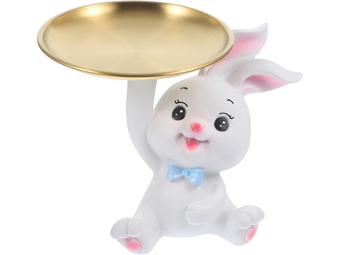 Bandeja Para Llaves Con Forma De Conejo, Organizador De Llaves, Caja De Almacenamiento Decorativa Para La Entrada.
