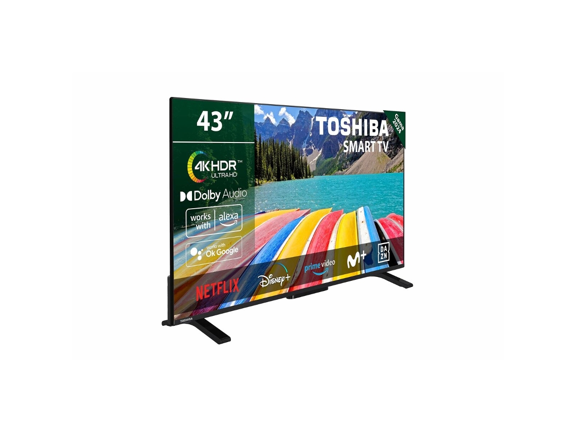 Smart TV TOSHIBA 43UV2363DG (Negro - F - 43" - 4K Ultra HD)