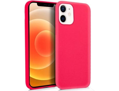 Funda para iPhone 12 mini COOL Silicona Rosa