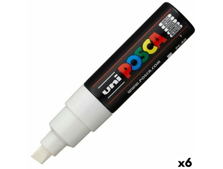 Marcador POSCA Pc-8K Blanco 6 Unidades