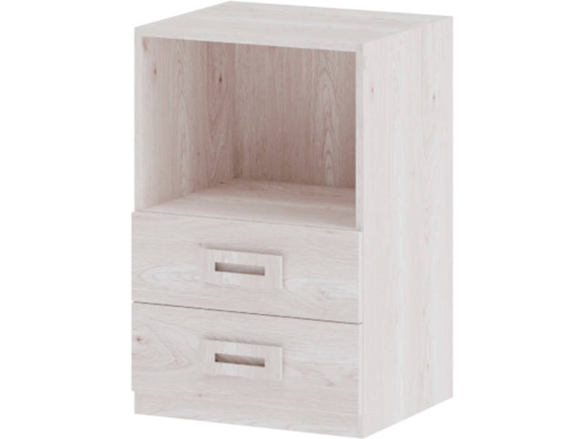 Mesita de Noche MUEBLAM Artic Artic Melamina (48x73x42 cm)