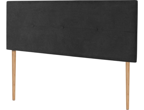 Cabecero DHOME Tapizado (Negro - Tela - 90 x 5 x 105 cm)