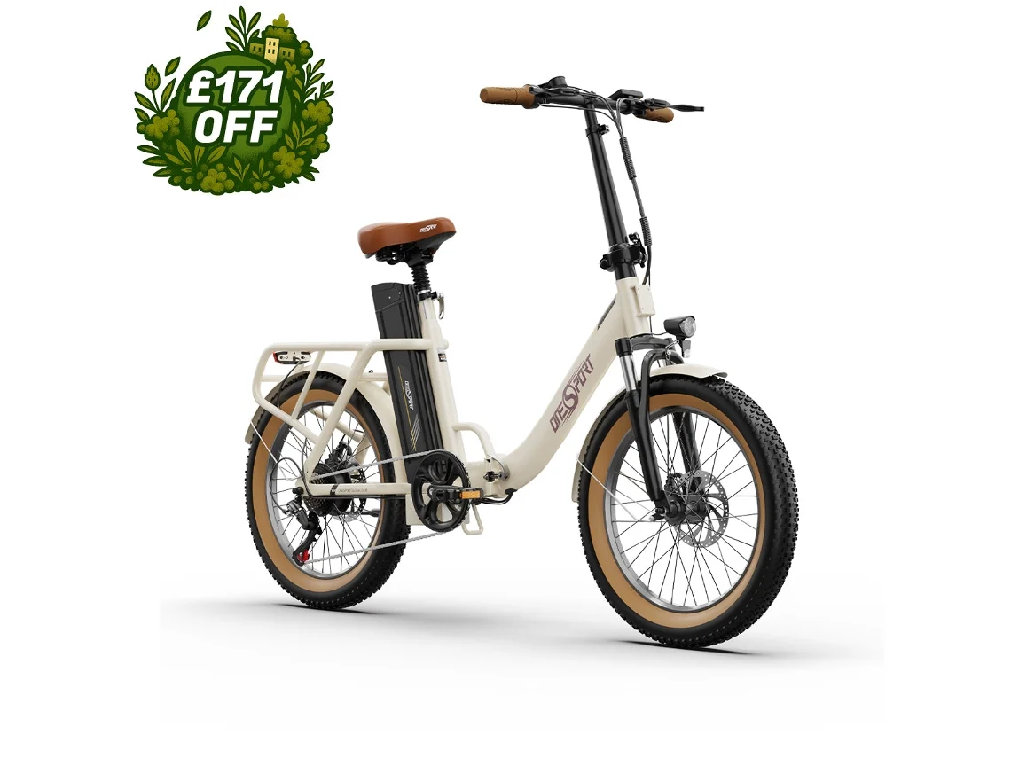 Bicicleta eléctrica Onesport OT16 2, 250 vatios, 48 ​​voltios, 17 amperios-hora, 120 km de autonomía, ruedas de 20 pulgadas, con aplicación.