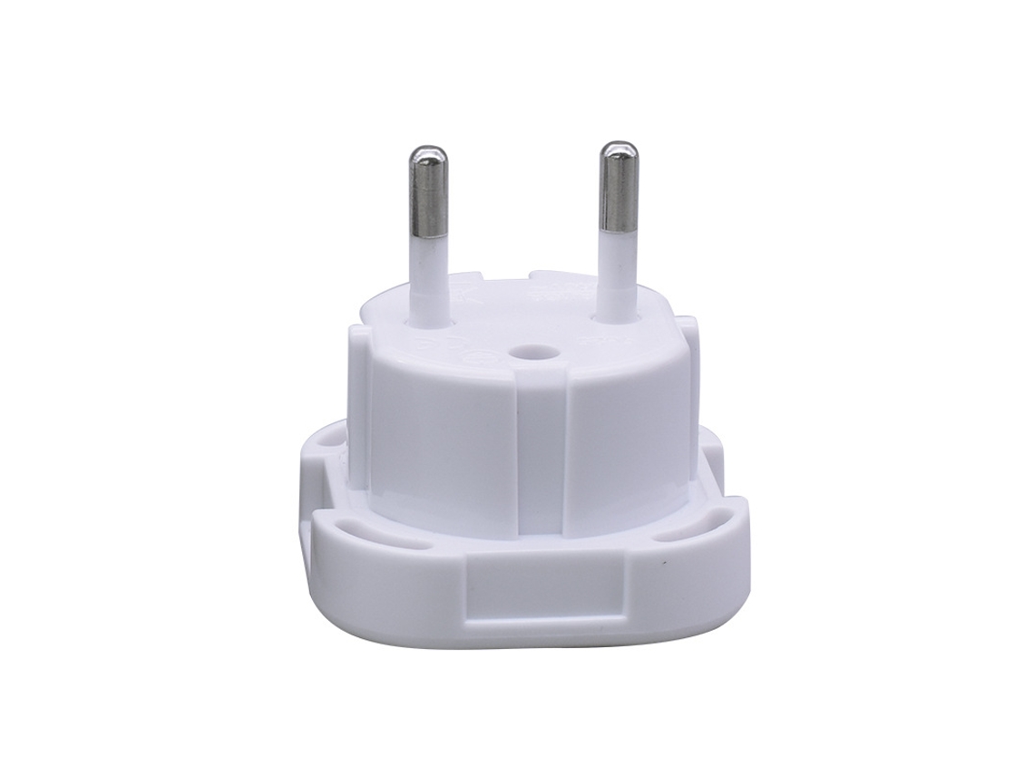 Adaptador De Tomada Do Reino Unido Para A União Europeia (2 Unidades - Preto). Adaptador/hub Eficiente Com Alta Velocidade, Ideal