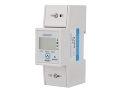 Contador De Energía Monofásico 2p Din Rail Lcd Medidor De Consumo Eléctrico Kwh Ddm36sd 5(80)a