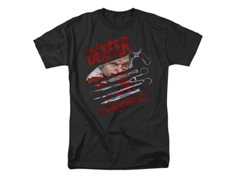 Camiseta ROCKINSTONE Dexter Blood Never Lies (XXXL)