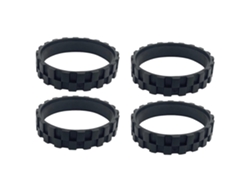 4pcs For Roborock S5/t6/t7 Accessories Xiaomi Walking Wheel Tire Skin Replacement Robot Vacuum Cleaner Parts