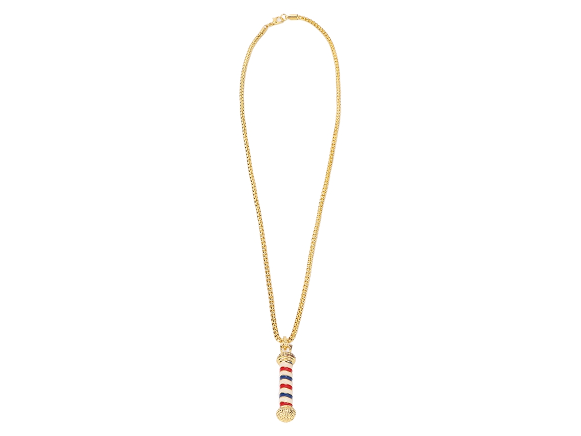Collar Con Luz De Señalización Para Barbería En Aleación - Decoración De Moda Para Salones De Belleza Y Particulares