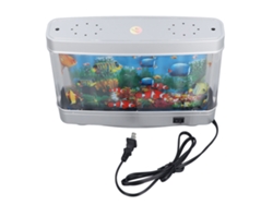 Lámpara LED decorativa para acuario BJ, luz artificial de océano en miniatura, enchufe de 110 V (EE. UU.), para el hogar, la oficina y los niños.