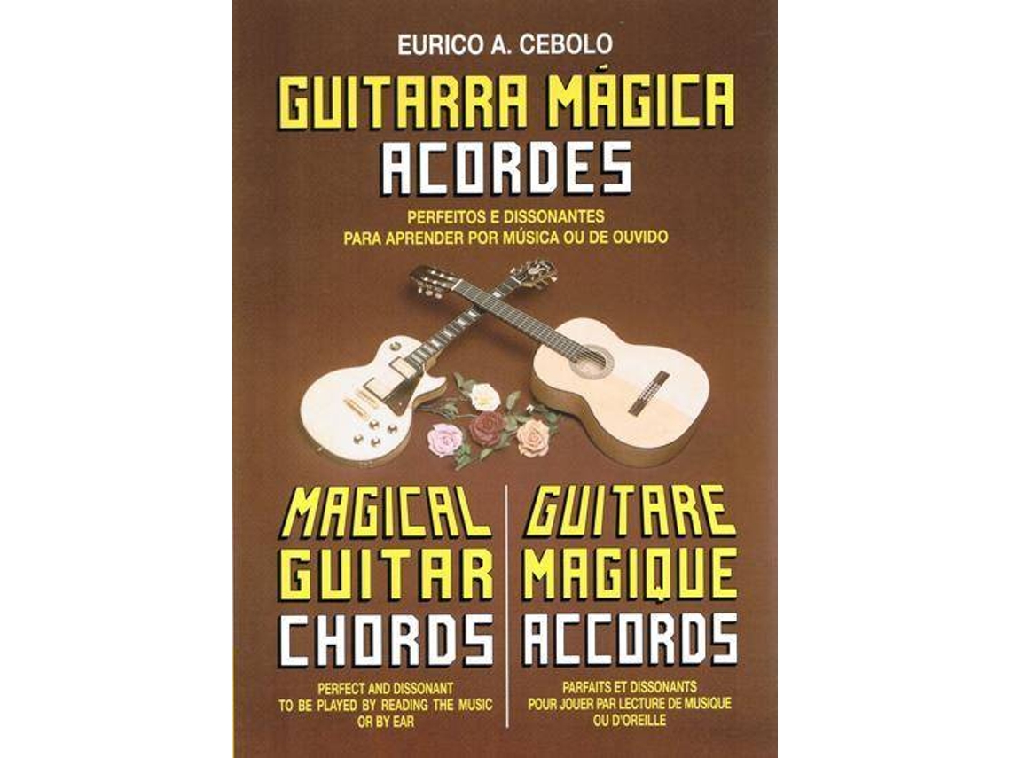 Libro EURICO CEBOLO Guitarra Mágica Acordes (Portugués)