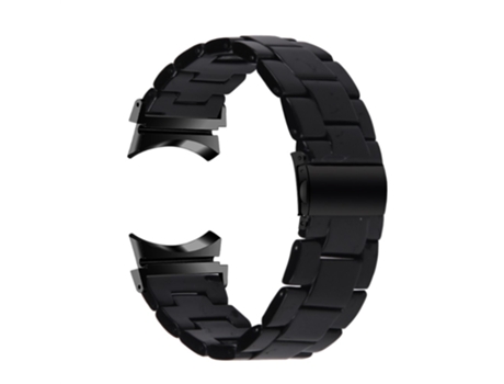 Correa de acero inoxidable con hebilla para Samsung Galaxy Watch 5 40mm/44mm/Watch 5 Pro 45mm - negro