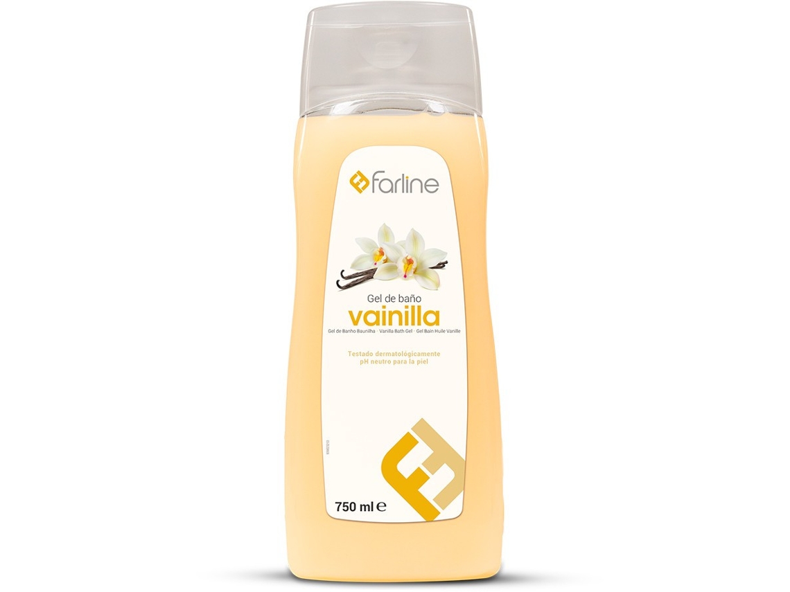 Gel de ducha de vainilla 750 ml Farline
