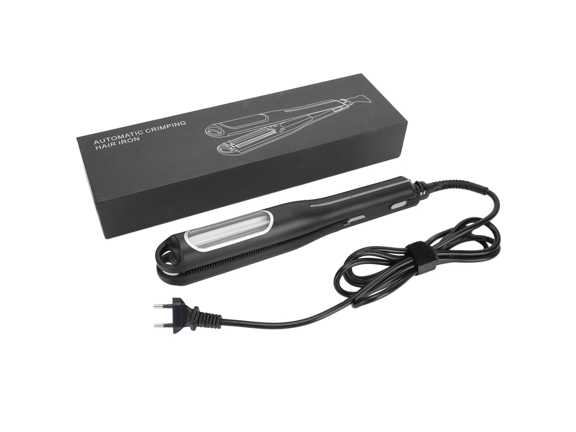 Plancha De Pelo Electrica Automática Para Rizar Pelo Varilla De Rizo Hierro De Peinado Herramienta 110‑240v Plug Ue