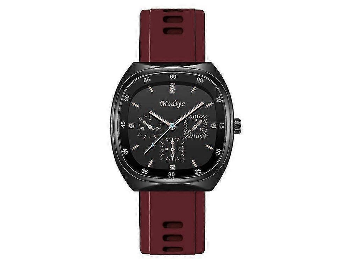 Reloj inteligente de cuarzo con tres esferas de silicona para hombre y mujer. Ly Ebike