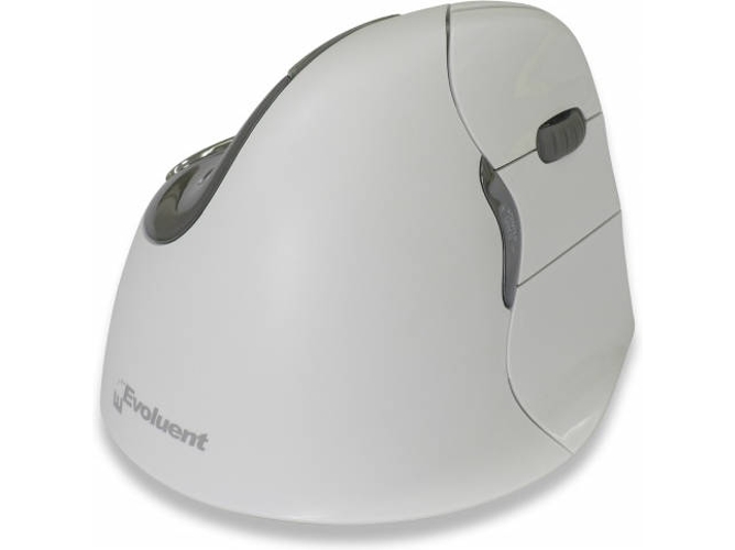 Ratón BAKKERELKHUIZEN Evoluent 4 (Bluetooth - Óptico - 2600 dpi - Gris)