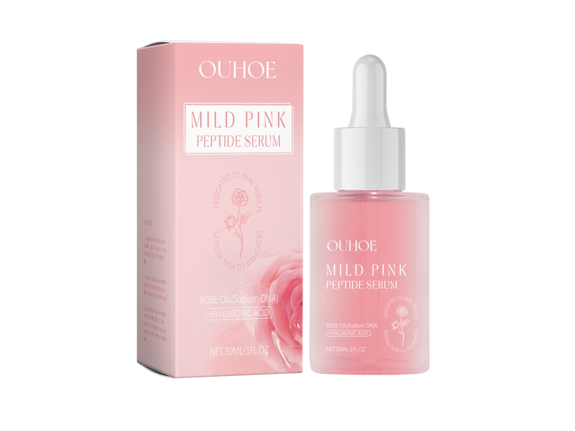 Sérum Facial De Rosa Ouhoe 30ml: Ilumina, Nutre Y Repara La Piel Con Péptidos, Hidratación Profunda Y Textura Ligera